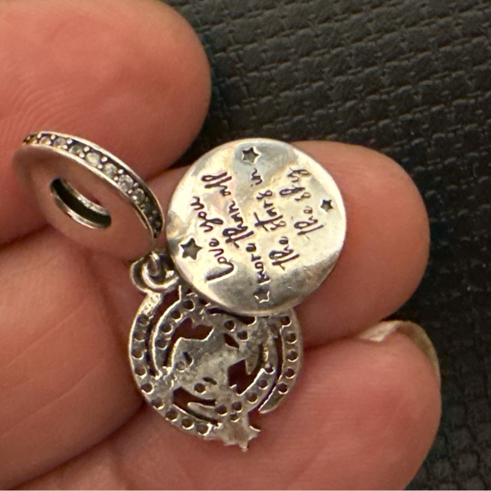 Silver Starry Night Charm - Picture 3 of 4